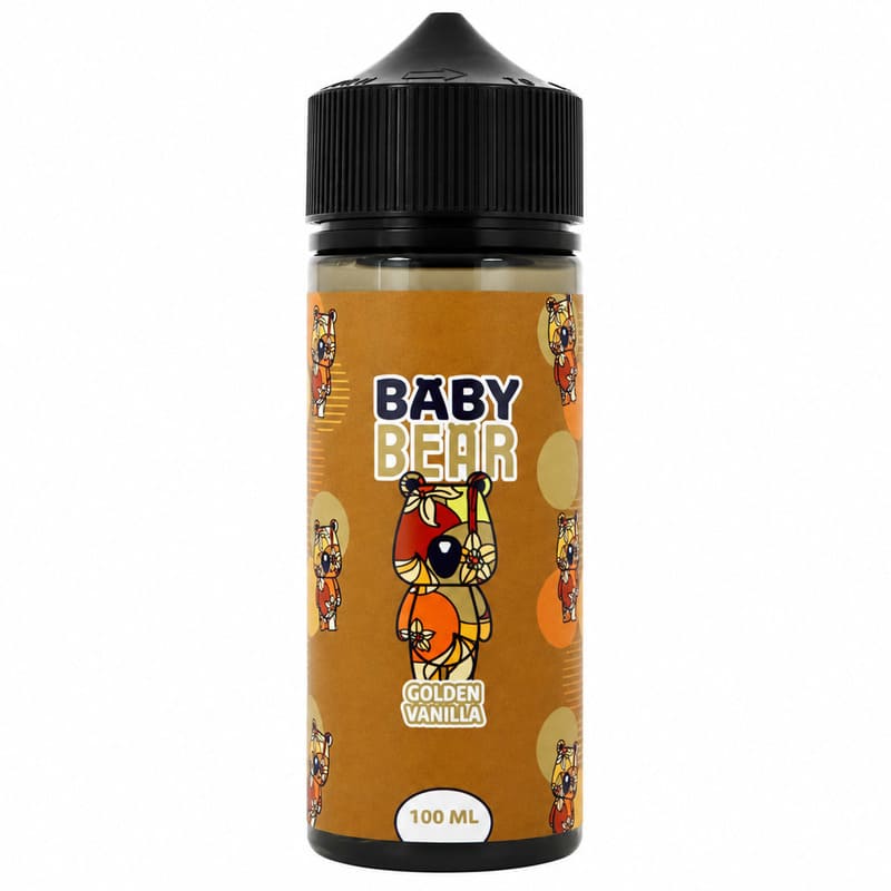 E-liquide Golden Vanilla 100ml 0mg – Baby Bear