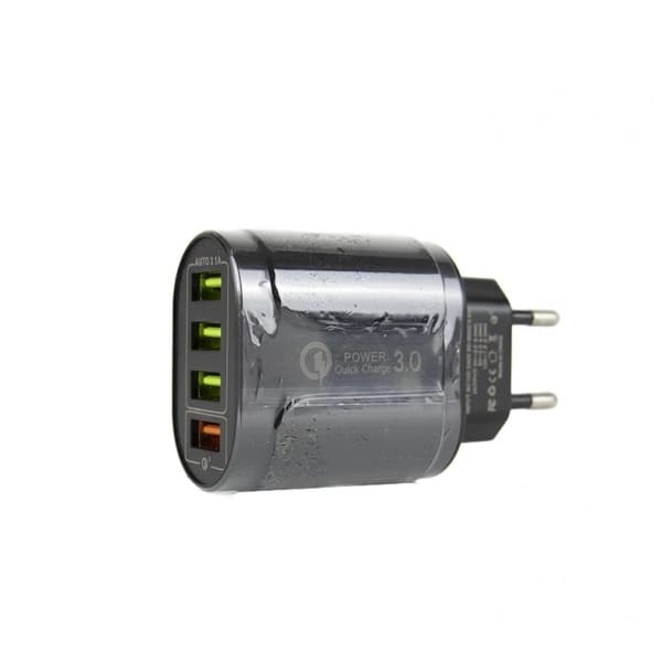 Adaptateur Secteur USB - 4 ports 3,1A 5V - Fast Charge 3.0-VAPEVO