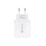Adaptateur Secteur USB - 4 ports 3,1A 5V - Fast Charge 3.0-White-VAPEVO