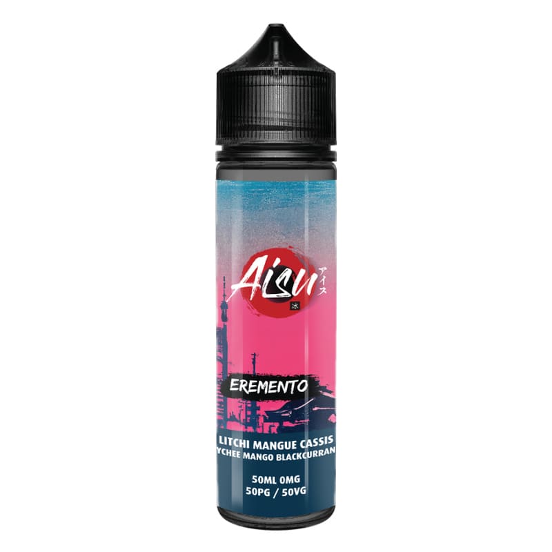 AISU Eremento Litchi Mangue Cassis - E-liquide 50ml 0 mg | VAPEVO