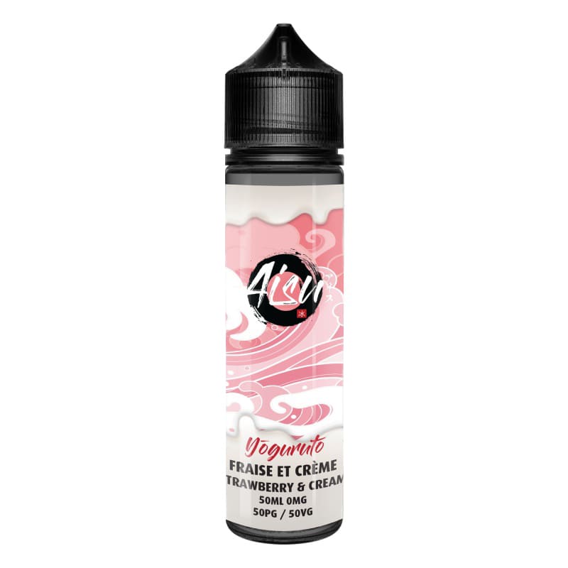 AISU Yoguruto Fraise Crème - E-liquide 50ml 0 mg | VAPEVO