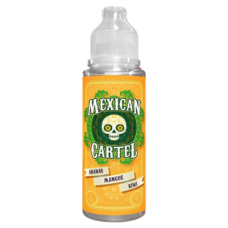 MEXICAN CARTEL Ananas Mangue Kiwi - E-liquide 50ml/100ml 0mg