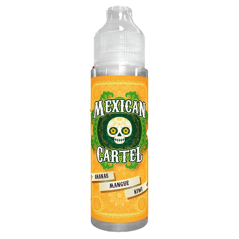 MEXICAN CARTEL Ananas Mangue Kiwi - E-liquide 50ml/100ml 0mg