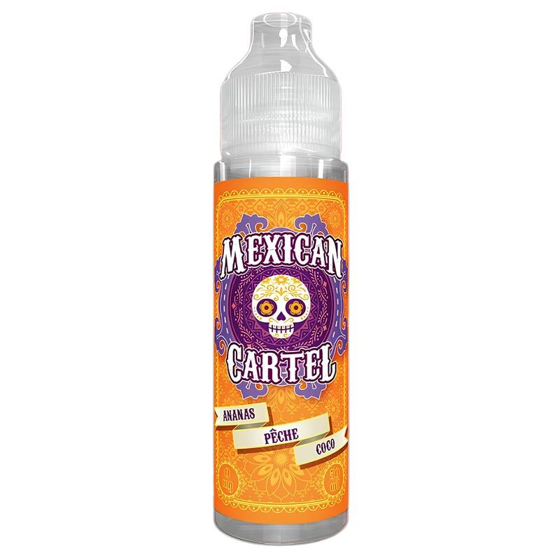 MEXICAN CARTEL Ananas Pêche Coco - E-liquide 50ml/100ml 0mg