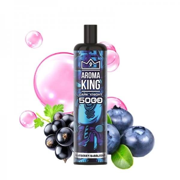 AROMA KING Dark Knight - Pod Jetable 5000 Puffs-0 mg-Blueberry Bubblegum-VAPEVO