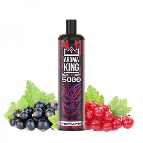 AROMA KING Dark Knight - Pod Jetable 5000 Puffs-0 mg-Very Berry Cranberry-VAPEVO