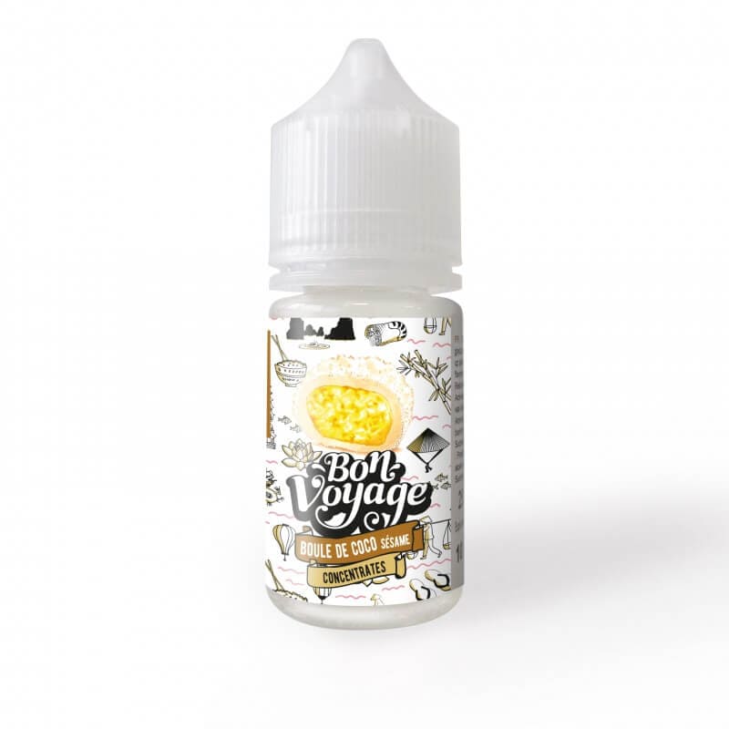 Arôme Concentré Bon Voyage Boule de Coco & Sésame 30ml | VAPEVO