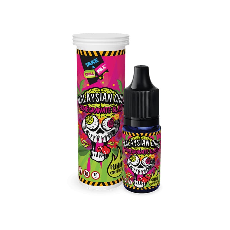 Arôme Concentré Chill Pill Malaysian Chill Pomegranate Blast 10ml Standard | VAPEVO