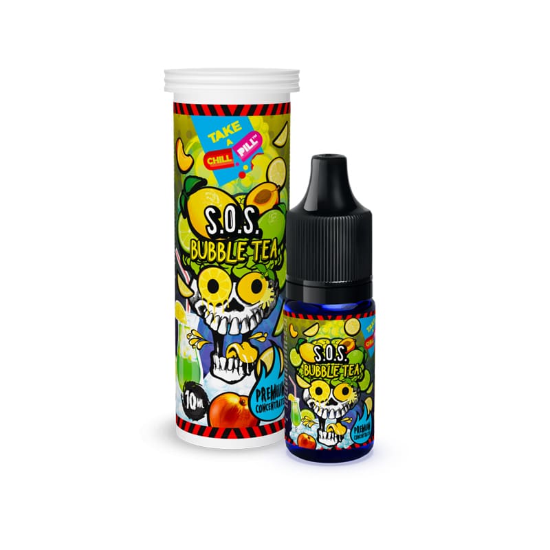 Arôme Concentré Chill Pill S.O.S Bubble Tea 10ml | VAPEVO