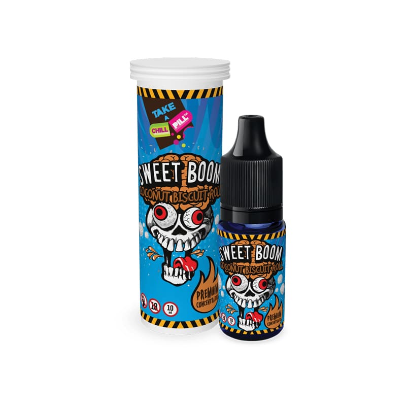 Arôme Concentré Chill Pill Sweet Boom Coconut Biscuit Roll 10ml | VAPEVO