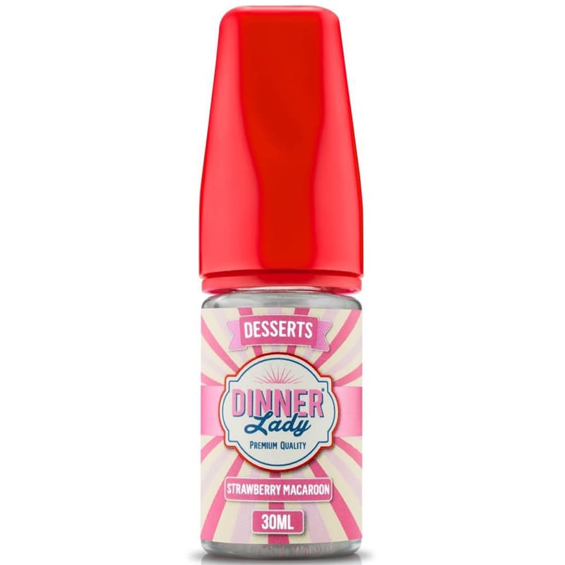 Arôme Concentré Dinner Lady Desserts Strawberry Macaroon 30ml | VAPEVO