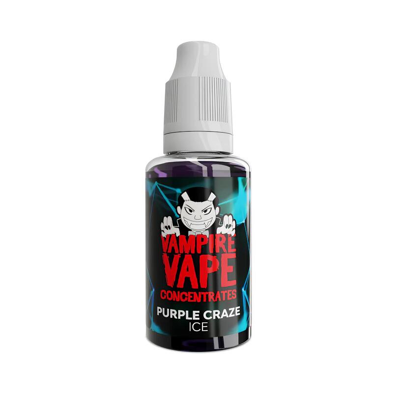 vampire vape juice Purple Craze Concentrated Flavor 30ml Flavours:Lychee Ice Momo Fuji Nic Salt #geekbar