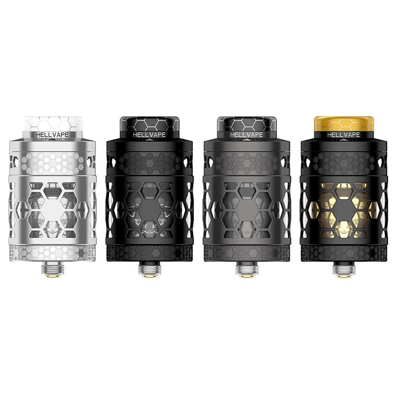 Atomiseur Hellvape Dead Rabbit 4 RTA Pro - 26mm 5.5ml Matte Black | VAPEVO