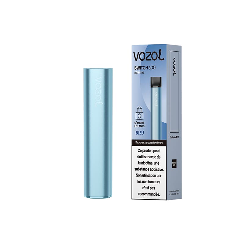 Batterie Vozol Switch 600 400mAh Blue | VAPEVO