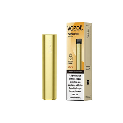 Batterie Vozol Switch 600 400mAh Yellow | VAPEVO