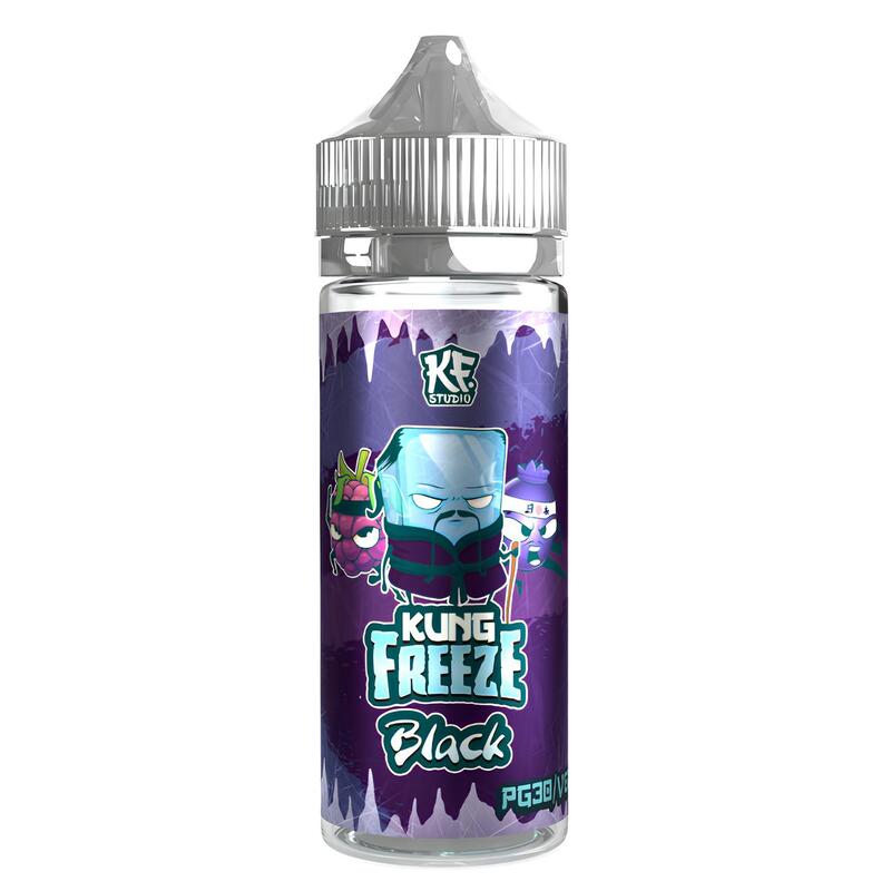E-liquide Kung Freeze Black 50ml/100ml 0mg