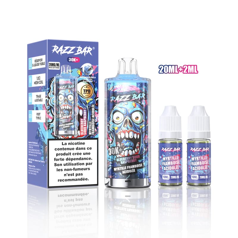 Kit Razz Bar 30K 20mg