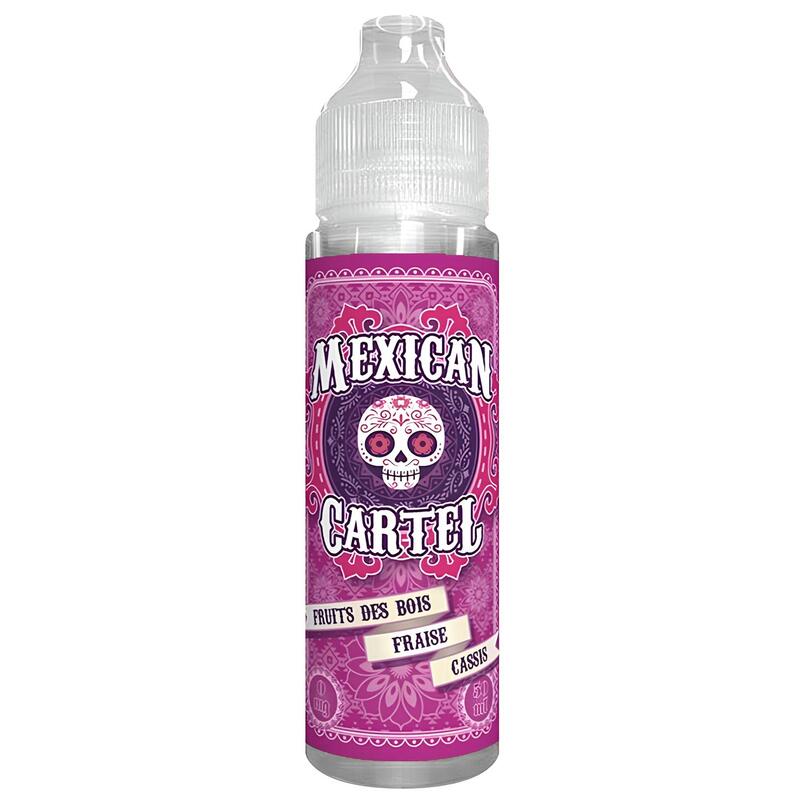 MEXICAN CARTEL Fruits des Bois Fraise Cassis - E-liquide 50ml/100ml 0mg