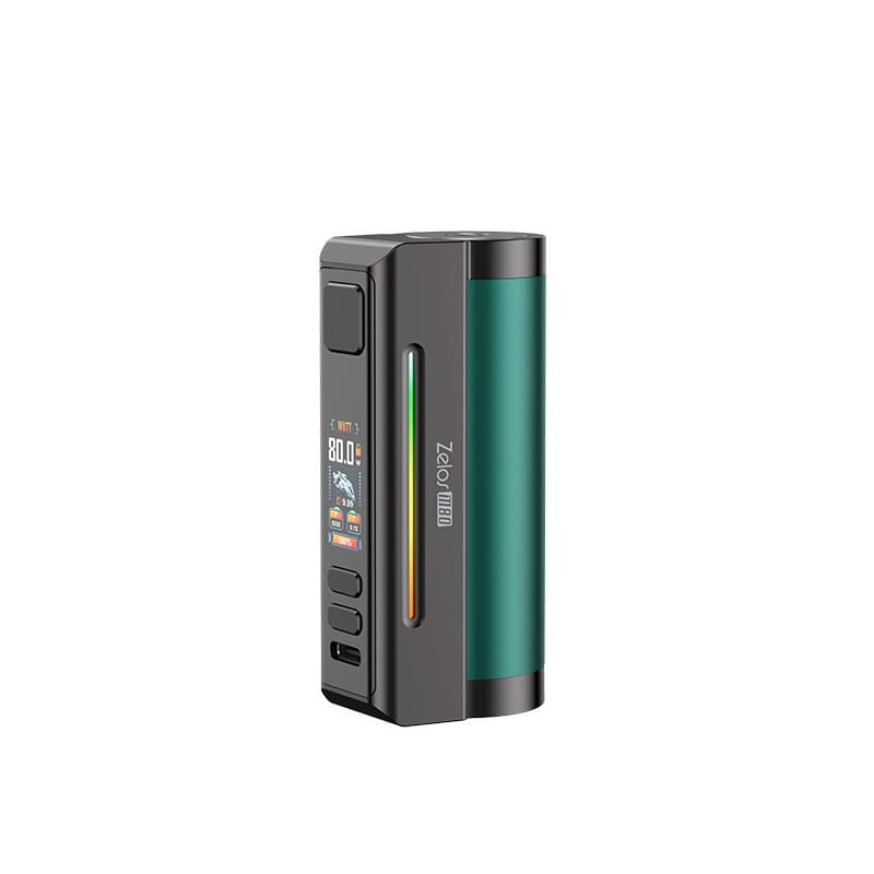 Box Mod Aspire Zelos M80 - 80W 2600mAh Green Gunmetal | VAPEVO