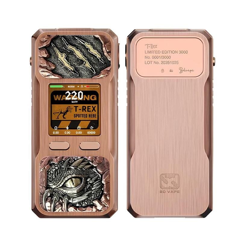 Box Mod BD Vape Rayden 220 T-Rex Limited Edition - 220W 18650 T-Rex Limited Edition | VAPEVO