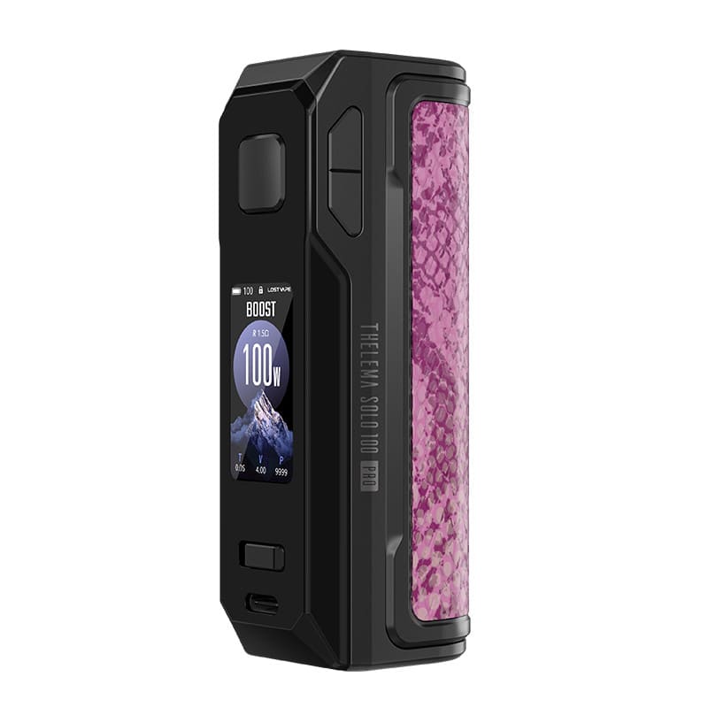 pro mod vape Lost Thelema Solo 100 Box Mod: 100W Power – VAPEVO LYF Eliquid Alpine Melon Vape Pod Type_Pre Filled Pod Flavor:Blue Raspberry Lemonade 25K