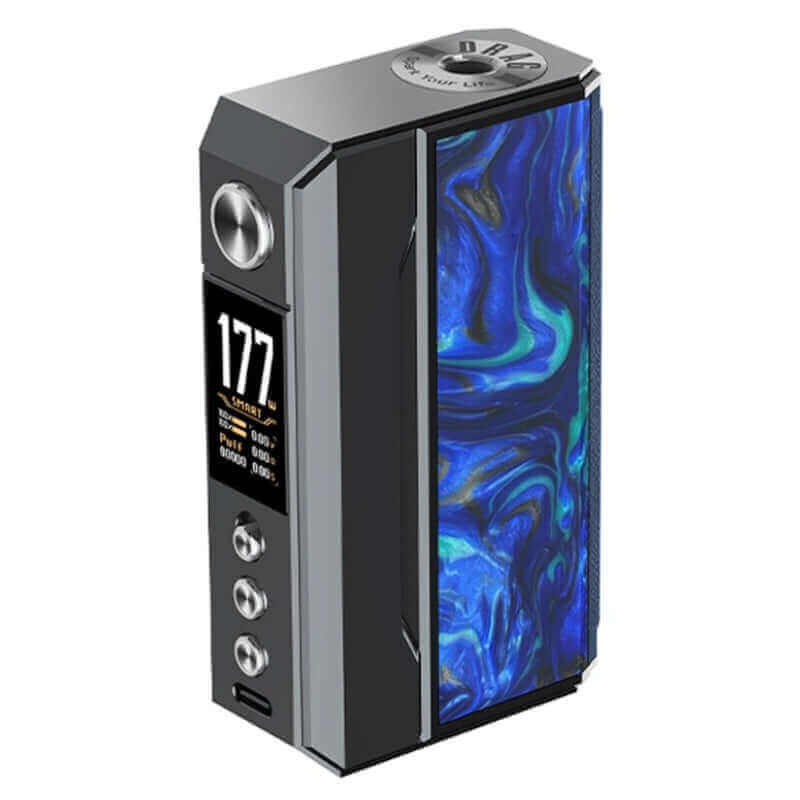 Box Mod Voopoo Drag 4 177W Gun Metal Ocean Blue | VAPEVO