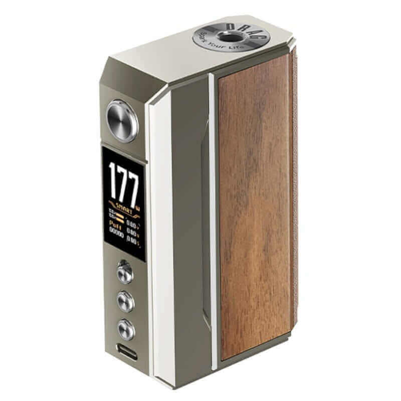 Box Mod Voopoo Drag 4 177W Pale Gold Walnut | VAPEVO