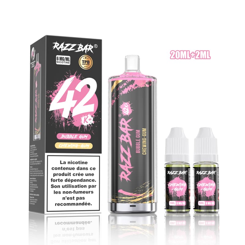 Kit Razz Bar 42K 6mg