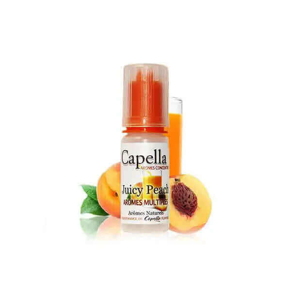 CAPELLA Juicy Peach - Arôme Concentré 10ml-VAPEVO