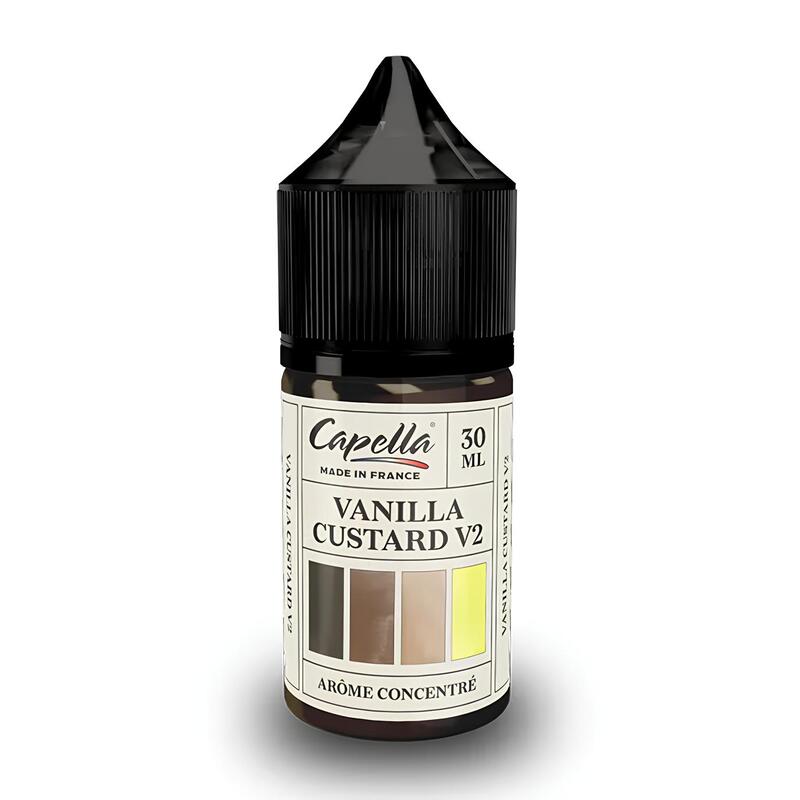 CAPELLA Vanilla Custard V2 - Arôme Concentré 30ml-VAPEVO