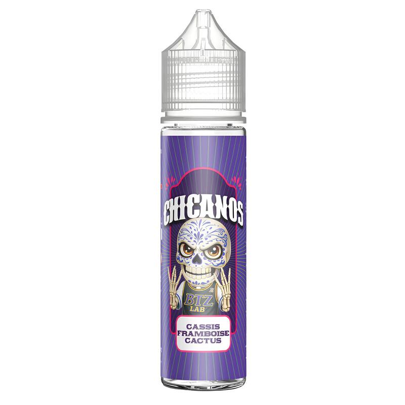 E-liquide Cassis Framboise Cactus 50ml/100ml 0mg – Chicanos