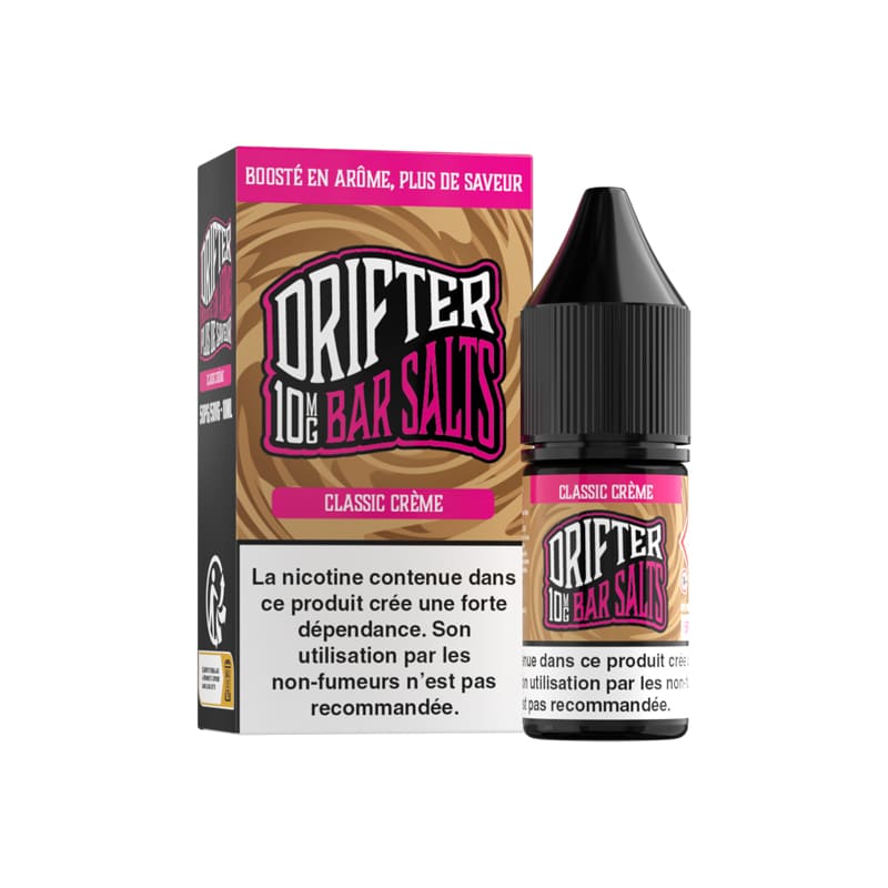 Sel de Nicotine Drifter Bar Salts Classic Crème 10ml