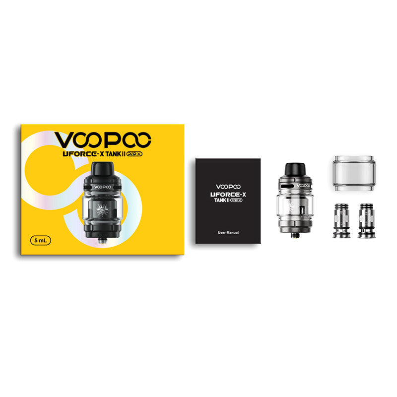 Clearomiseur Voopoo UForce-X II - 5ml 29mm Black | VAPEVO