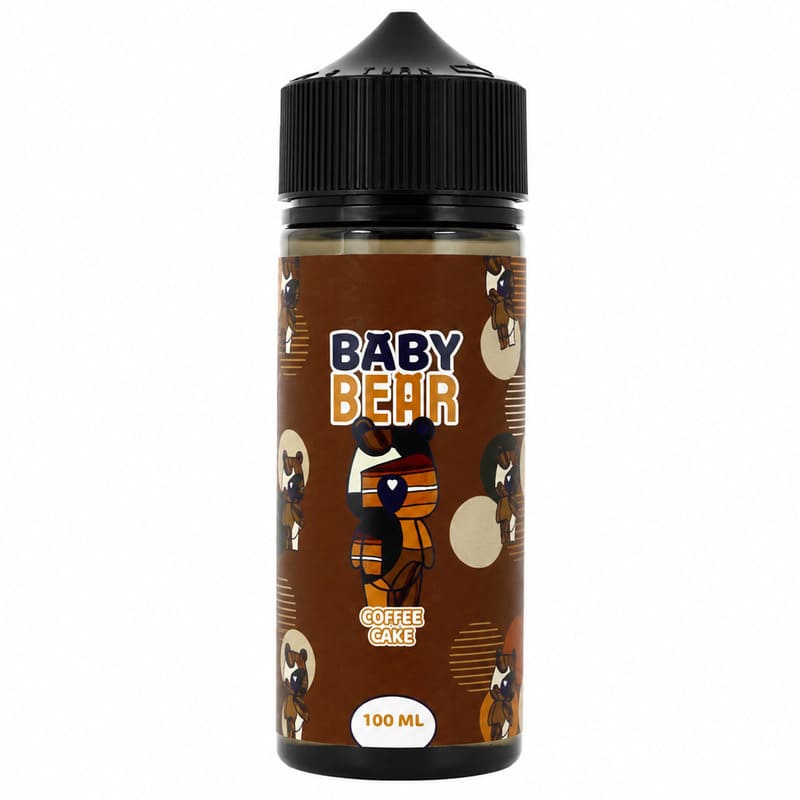 E-liquide Coffee Cake 100ml 0mg – Baby Bear