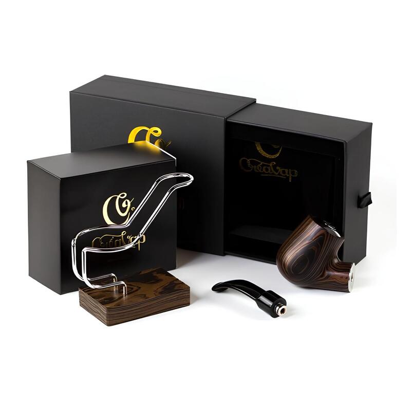Coffret E-Pipe Creavap Bent 18350 SaRaiFo Limited Edition 22mm Chocolat SaRaiFo | VAPEVO