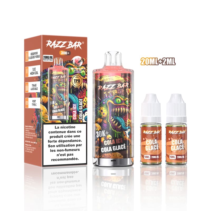 Kit Razz Bar 30K 20mg