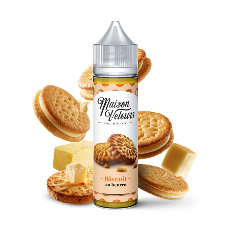 CRAZY LABS Maison Velours Biscuit Au Beurre - E-liquide 50ml 0 mg | VAPEVO