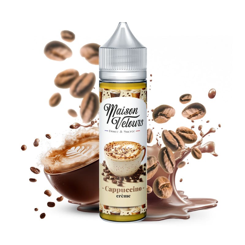 CRAZY LABS Maison Velours Cappuccino Crème - E-liquide 50ml 0 mg | VAPEVO