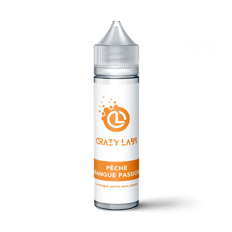 CRAZY LABS Pêche Mangue Passion - E-liquide 50ml 0 mg | VAPEVO