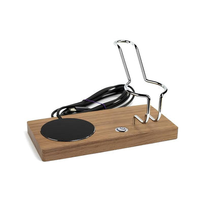 CREAVAP Support E-Pipe avec Charge Sans Fil MagSafe-Walnut-VAPEVO