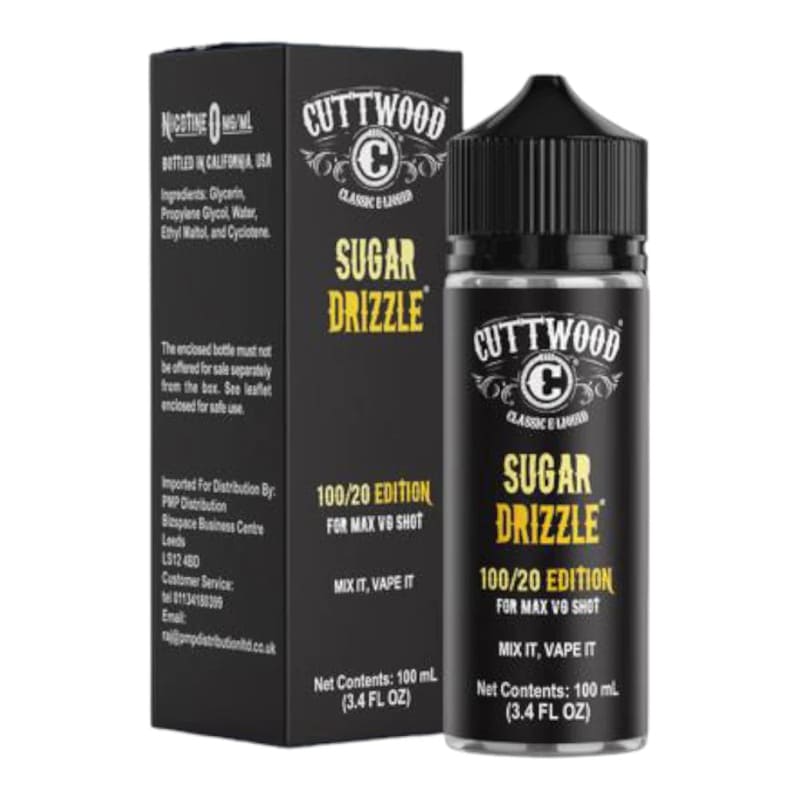 CUTTWOOD Classic Sugar Drizzle - E-liquide 100ml-0 mg-VAPEVO