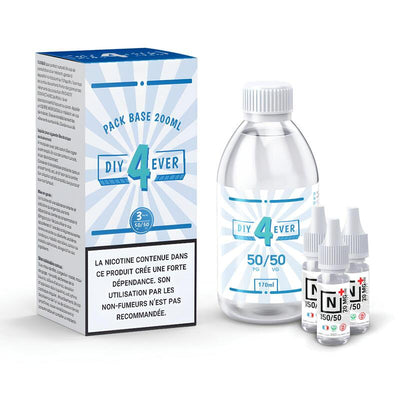 DIY4EVER Pack Base DIY 200ml 3 mg 50:50 | VAPEVO