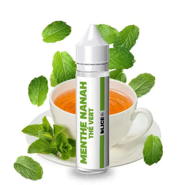 DLICE E-liquide Menthe Nanah Thé Vert XL 50ml-0 mg-VAPEVO