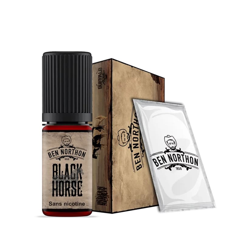 E-Liquide Ben Northon Black Horse 10ml 0 mg | VAPEVO