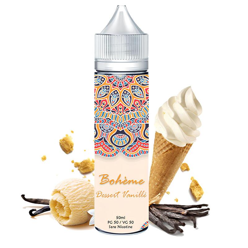 E-liquide Bohème Dessert Vanillé 50ml 0mg | VAPEVO