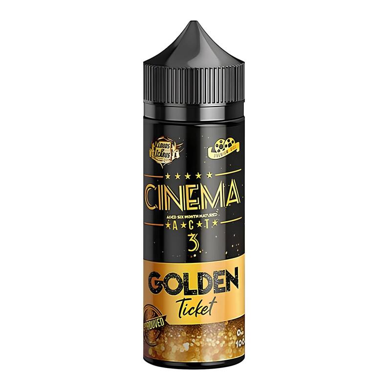 Flacon de 100ml Cinema Réserve Act 3 Clouds Of Icarus avec étiquette noire et dorée au design inspiré du cinéma.