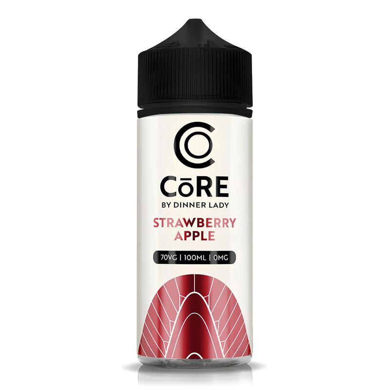 E-Liquide Dinner Lady Core Strawberry Apple 100ml 0mg | VAPEVO