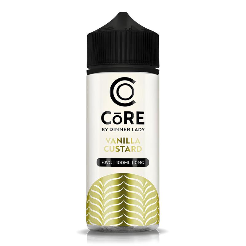E-Liquide Dinner Lady Core Vanilla Custard 100ml 0mg | VAPEVO