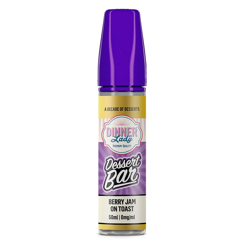 E-liquide Dinner Lady Dessert Bar Berry Jam On Toast 50ml | VAPEVO