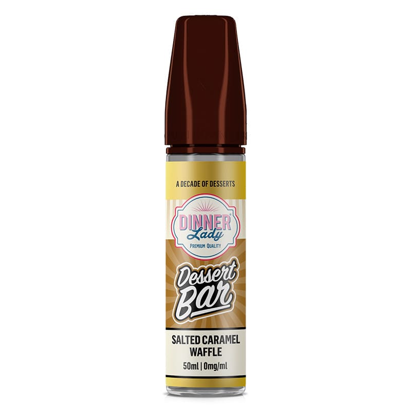 E-liquide Dinner Lady Dessert Bar Salted Caramel Waffle 50ml | VAPEVO